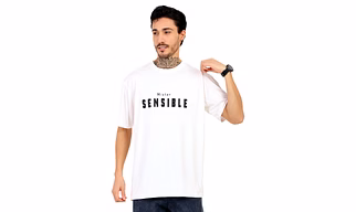 Men Oversized Bamboo T-Shirt – Soft, Breathable & Sustainable Fit