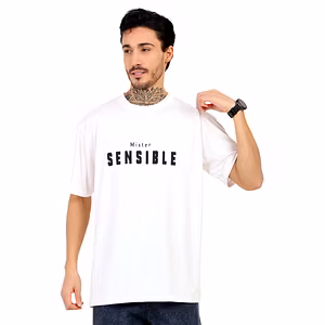 Men Oversized Bamboo T-Shirt – Soft, Breathable & Sustainable Fit