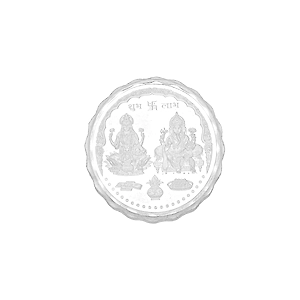 100 Grams Lakshmi Ganesh Pure Silver coin
