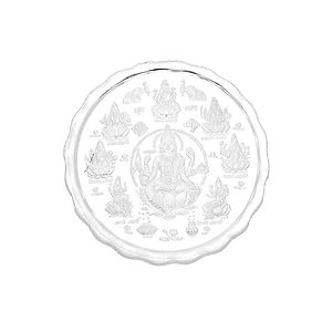 100 Grams Ashta Lakshmi Pure Silver coin