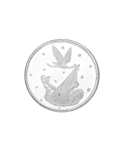 New Born Baby Gift Silver Coin-JPOCT-20-44