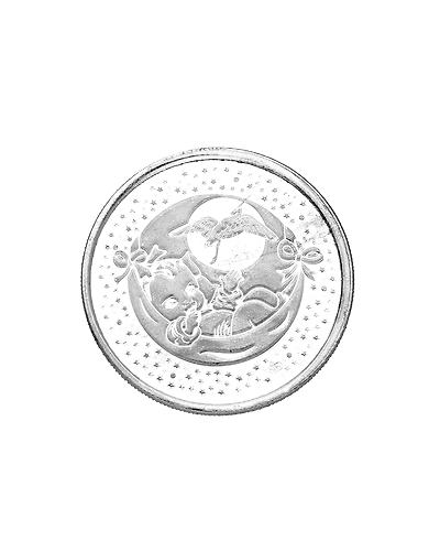 New Born Baby Gift Silver Coin-1