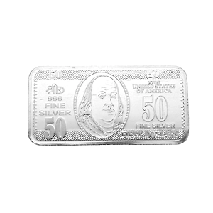 50 Dollar Silver Coin