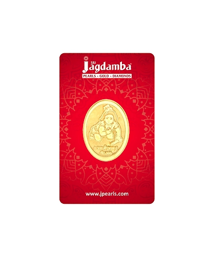 Sri Jagdamba Pearls 10 Grams 24Kt (999) Lord Krishna Gold Coin-2