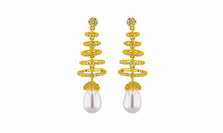 Sri Jagdamba Pearls Alluring Pearl Earrings