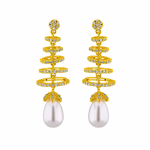 Sri Jagdamba Pearls Alluring Pearl Earrings