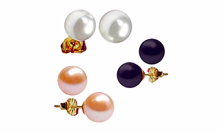 Sri Jagdamba Pearls Multi Pearl Studs
