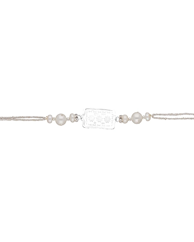 Pure Silver Designer OM Shree Swastik Rakhi-JPJUL-22-17