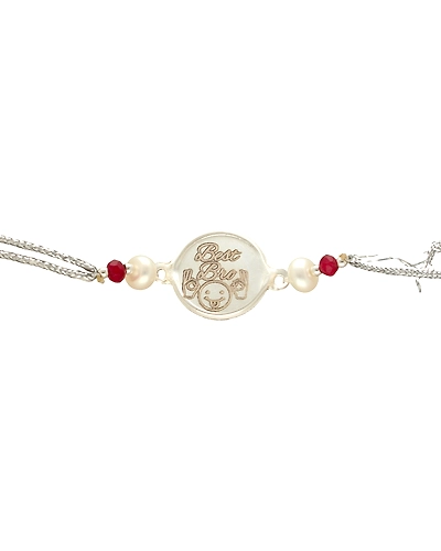 Best Bro Designer Silver Rakhi-JPJUN-23-078
