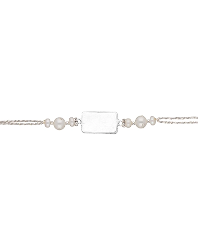 Pure Silver Designer OM Shree Swastik Rakhi-White-3