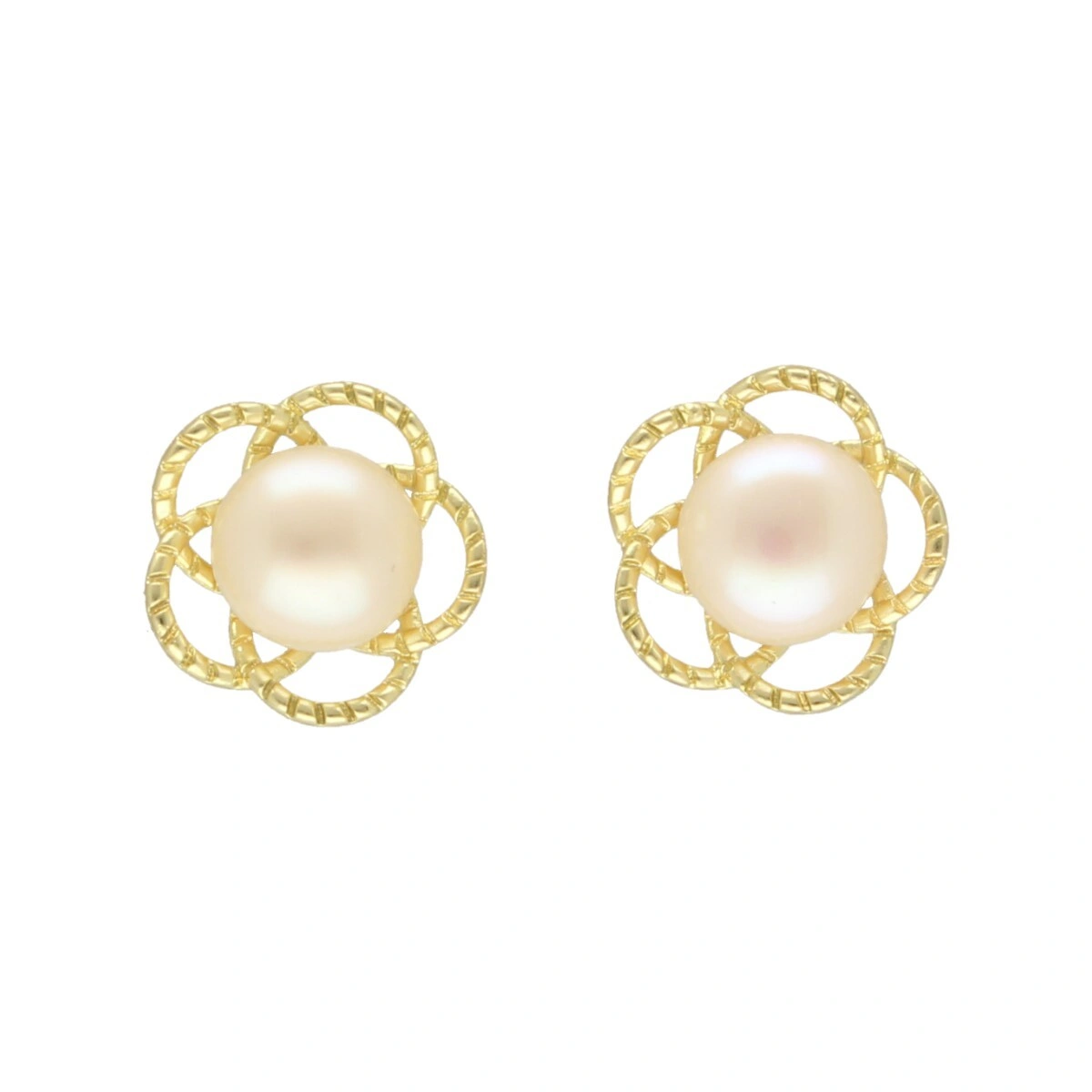 Exquisite Pearl Earrings-Pink-2