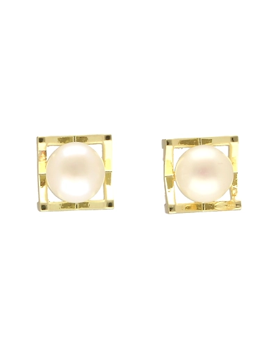 Ishani Pearl Earrings-White-2