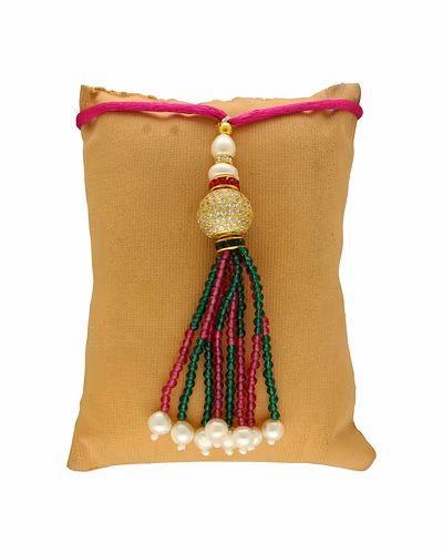 Imperial Lumba Rakhi-White-3