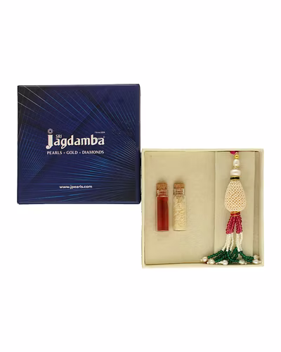 Anokha Bandhan Lumba Rakhi-White-4