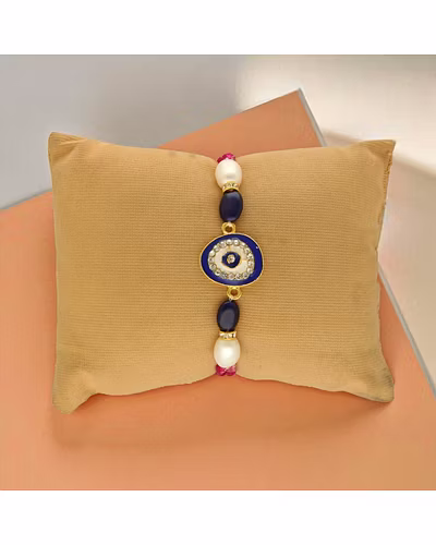 EvilEye Luxe Pearl Rakhi For Brother-JPJUl-25-017