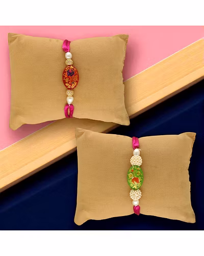 Divine Shield Combo Of 2 Rakhi For Brothers-JPRCB-25-01
