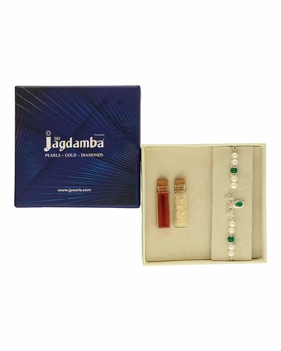 Krishna Morpankh 925 Silver Rakhi For Brother-White-4