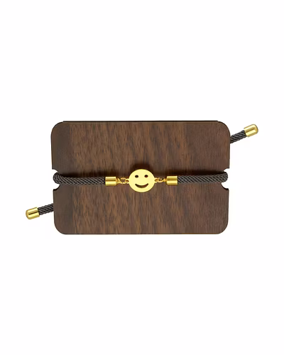 18Kt Moj Masti Gold Rakhi For Brother-yellow-3