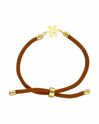 18Kt Eternal Om 18Kt Gold Rakhi For Brother-yellow-1