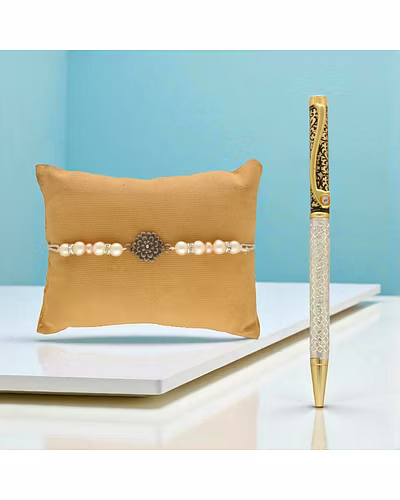 Enchanting Bond Silver Rakhi Hamper-JPGB-25-02