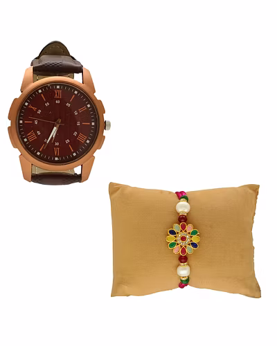 Ceremonial Bhaiya Rakhi Hamper-White-1