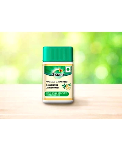 Zandu Papaya Leaf Extract (20 Tabs)-Z514