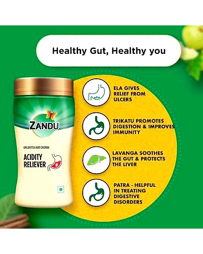 Zandu Acidity Reliever (Amlapitta Har Churna) - (200g)-2
