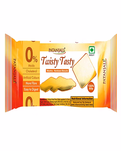 PATANJALI TWISTY TASTY BISCUITS 40 GM-P410