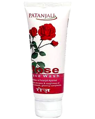 PATANJALI ROSE FACE WASH 60 GM-P386