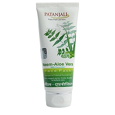 PATANJALI ALOEVEaRA NEEM CUCUMBER FACE PACK 60 GM