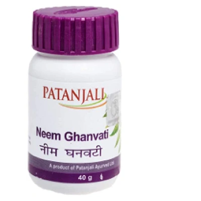 PATANJALI NEEM GHAN VATI 40 GM