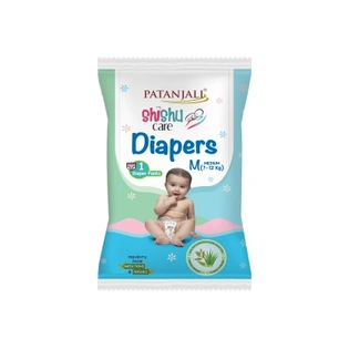 SHISHU CARE BABY DIAPER (MEDIUM-4) 120 GM