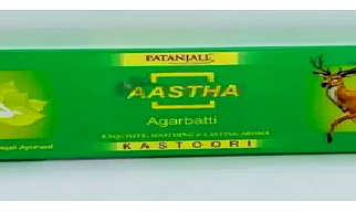 AASTHA KASTURI DHOOP -10 STICK 50 GM