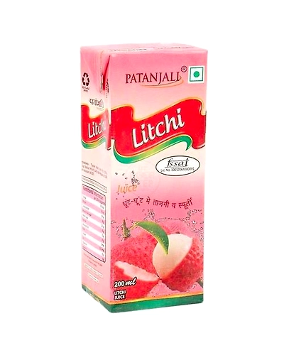 PATANJALI LITCHI JUICE 1 LTR-P372