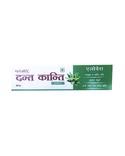 PATANJALI DANT KANTI ALOEVERA GEL TOOTHPASTE 80 GM-4