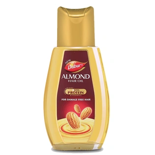 Dabur Almond Hair Oil with Almonds , Soya Protein and Vitamin E for Non Sticky , Damage free Hair - 500ml