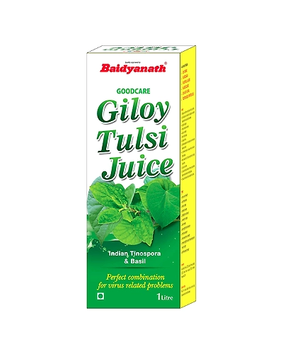 Baidyanath Giloy Tulsi Juice - Helps Boost Immunity - 1L-B1011