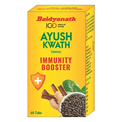 Baidyanath Ayush Kwath Tablets - Immunity Booster - 60 Tablets