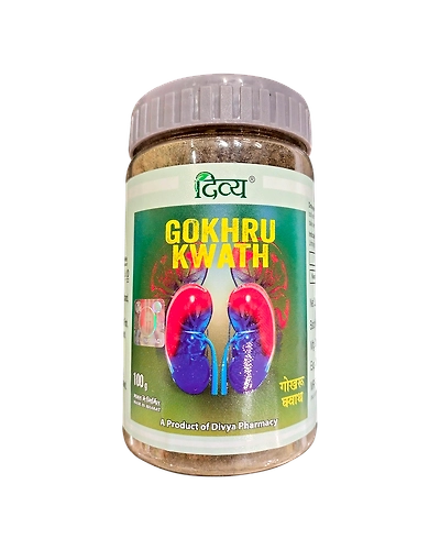 Divya Gokhru Kwath (Jar)-P80-1