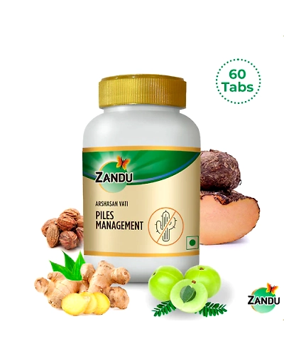 Piles Management (Arsha Rasayan Vati) (60 tab)-Z47-1