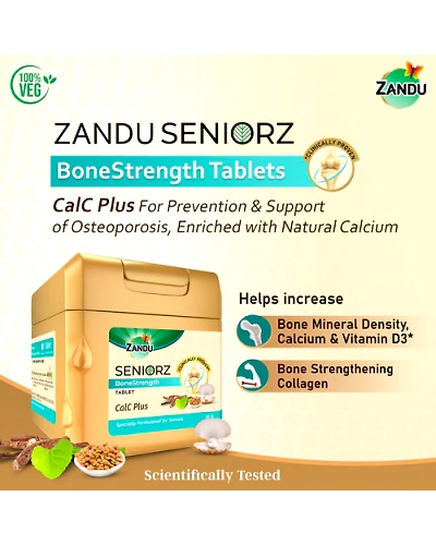Seniorz Bone Strength CalC Plus(60 Tabs)-60 tablets-2