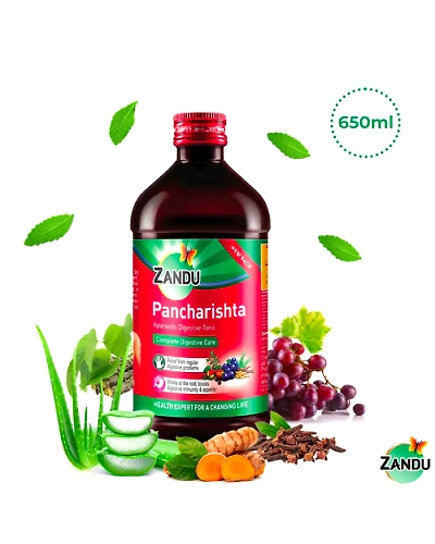 Zandu Pancharishta Ayurvedic Digestive Tonic (650ml)-Z79