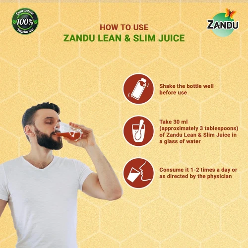 Lean &amp; Slim Juice with Honey &amp; Apple Cider Vinegar (500ml)-500 ML-1