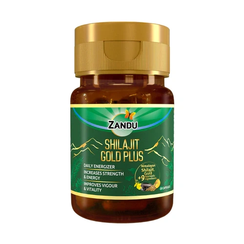 Zandu Shilajit Gold Plus (20 Caps)-Z128-1