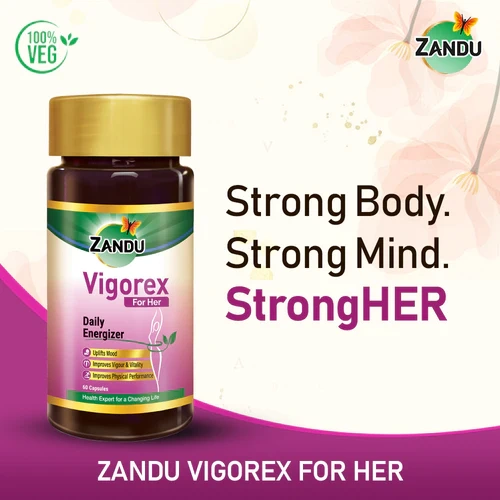 Zandu Vigorex For Her Capsules (60 Caps)-60 CAP-1