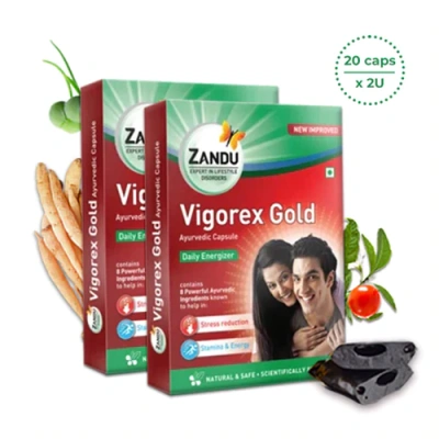 Vigorex Gold (10+2 Caps)(Pack of 2)