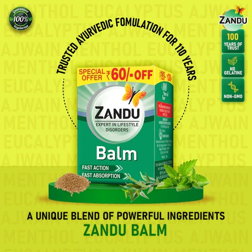 Zandu Balm - India’s No.1 Natural Pain Relief Balm (Pack of 3)-50 ml ( pack -3 )-1