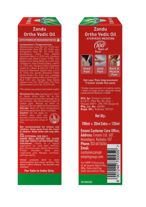 Ortho Vedic Oil (100ml)-100 ml-5