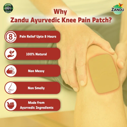 Ayurvedic Knee Pain Relief Patch (Pack of 5 patches)-(Pack of 5-4