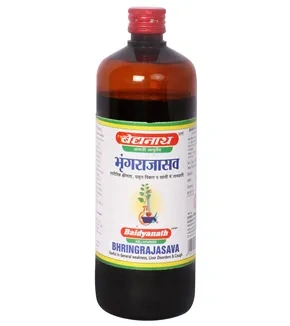 Baidyanath Ayurvedic Bhringrajasava - 450 Ml For Hair Growth-B10-1